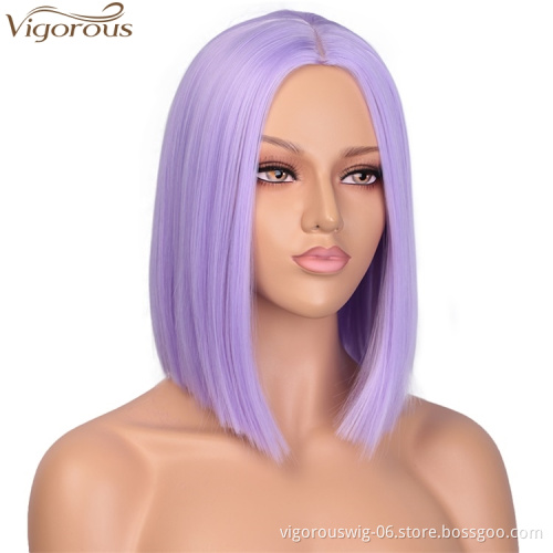 Vigorous xuchang feiyi wholesale fashion cheap cosplay perruque short synthetic women fiber heat resistant hair and wigs bob